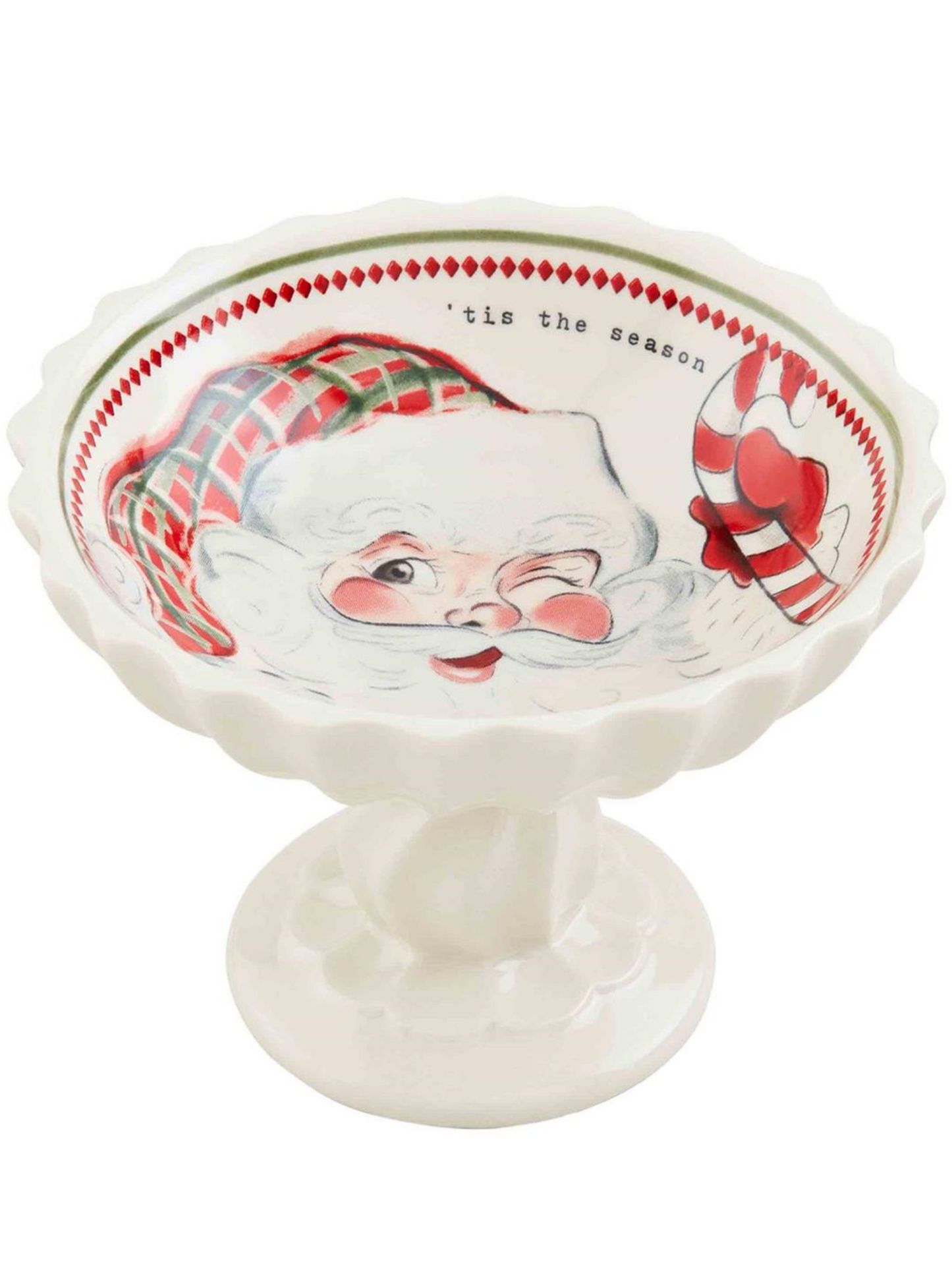Mud Pie Vintage Christmas Candy Dish