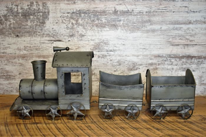 Rustic Metal Train