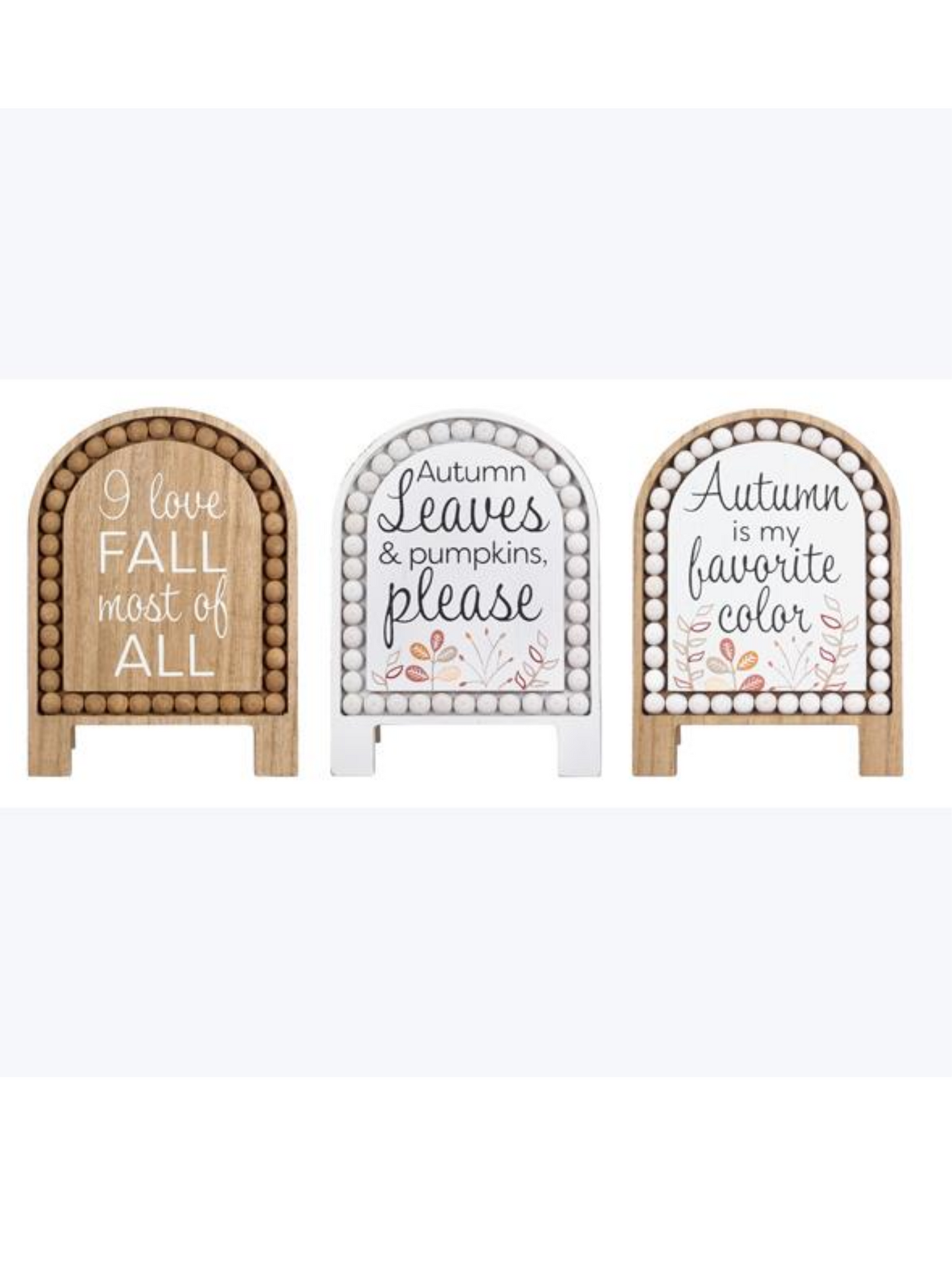 Wooden Tabletop Decor Sign