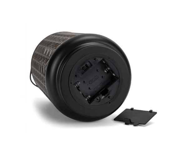 Serenity Round Black Metal Lantern