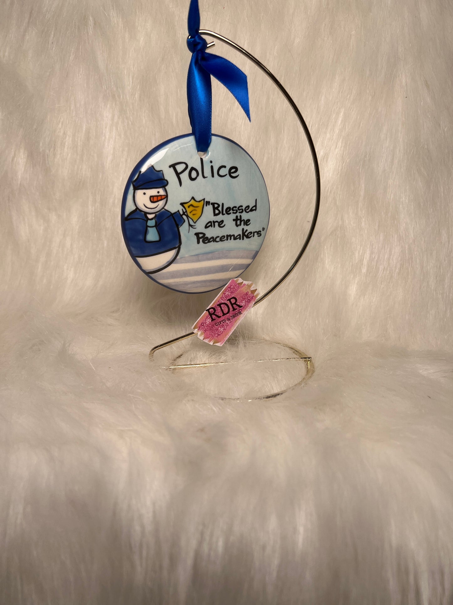 Nola Watkins Occupations Round Hand Painted Ornament