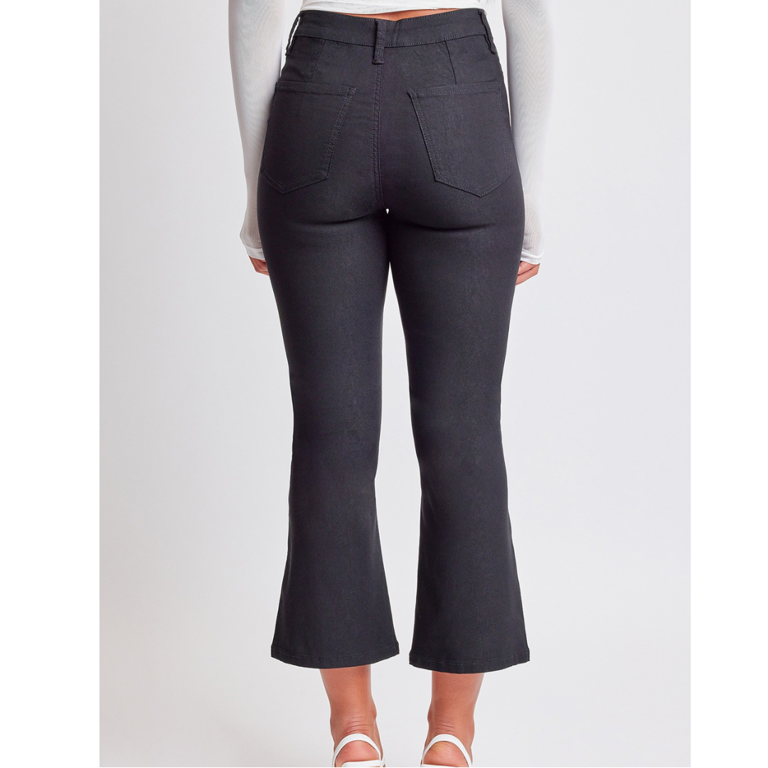 YMI Junior Hyperstretch Cropped Kick Flare Pants