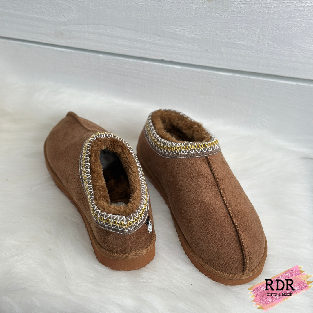 Simply Southern Brown Slippers
