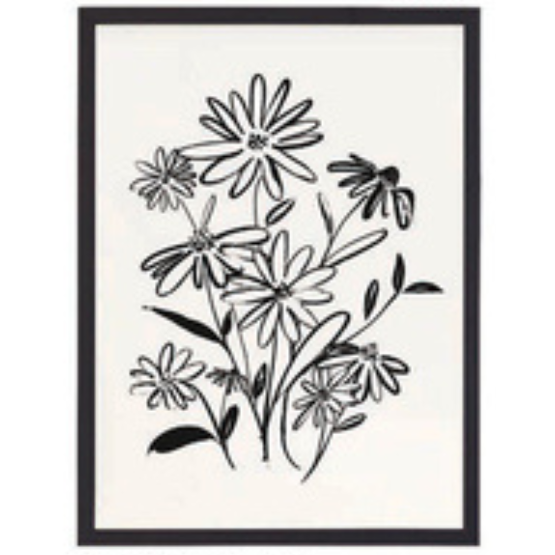 Black Flower Bouquet Picture