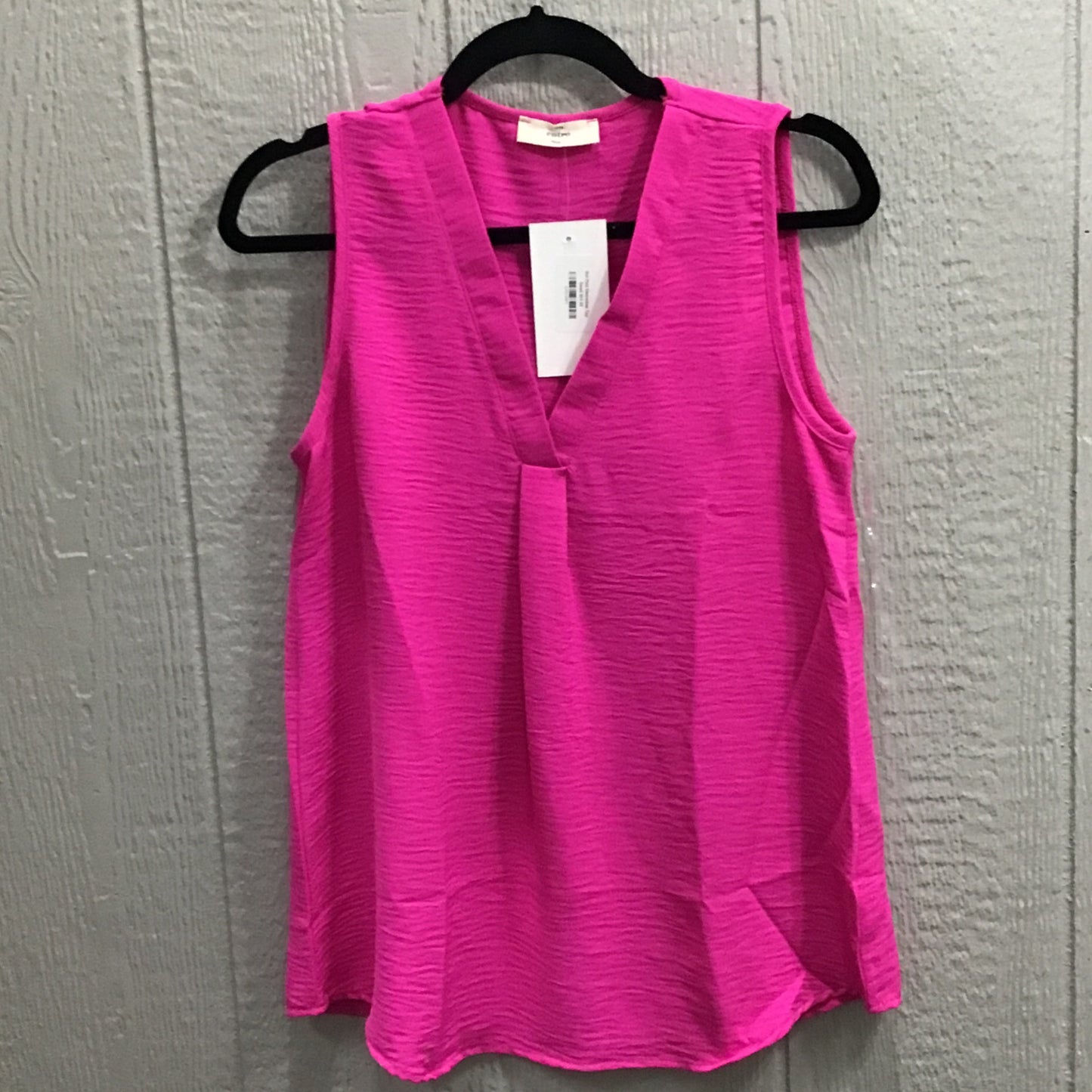 Hot Pink Sleeveless Top