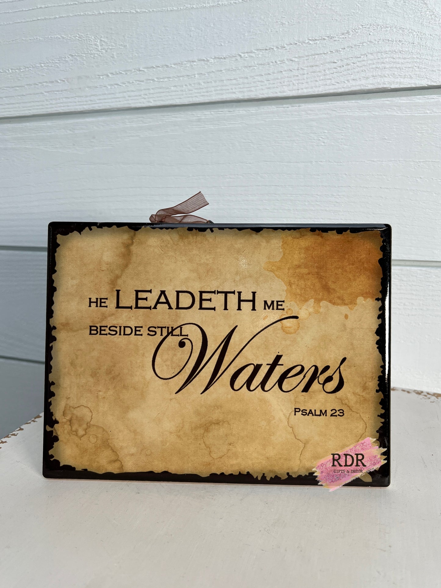 Ceramic Inspirational Plaque