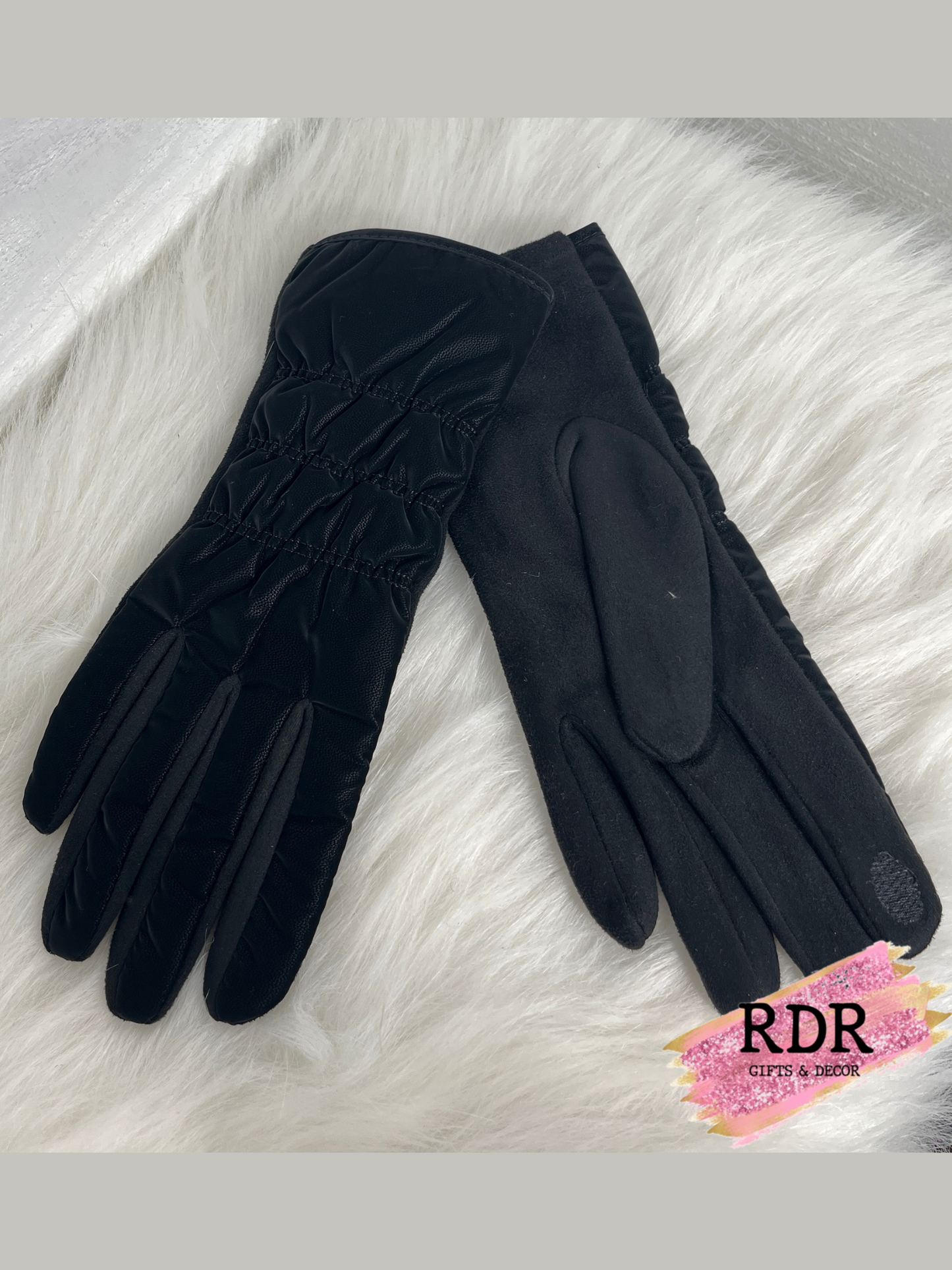 Matte Puffer Gloves