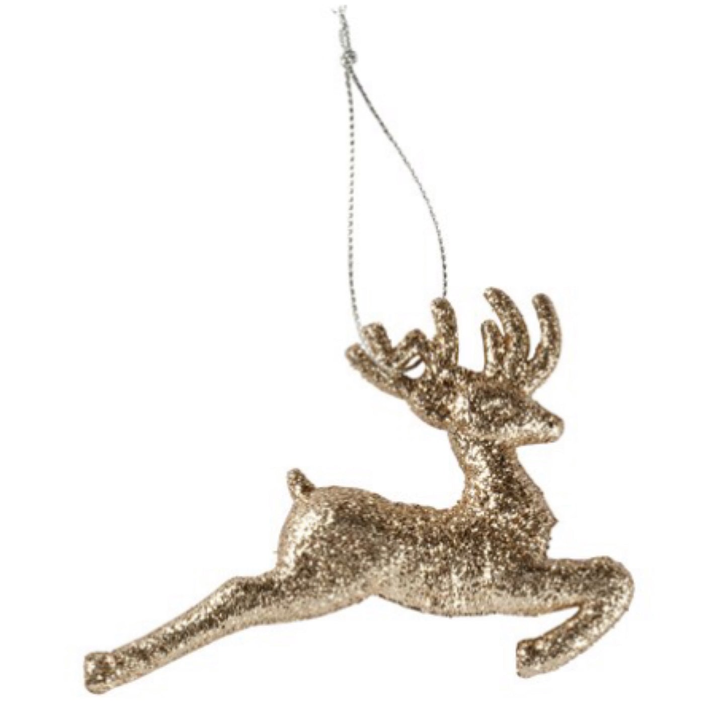 Running Deer Ornament Champagne