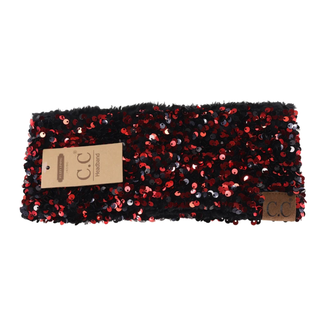 Cluster Sequin C.C Beanie Head Wrap