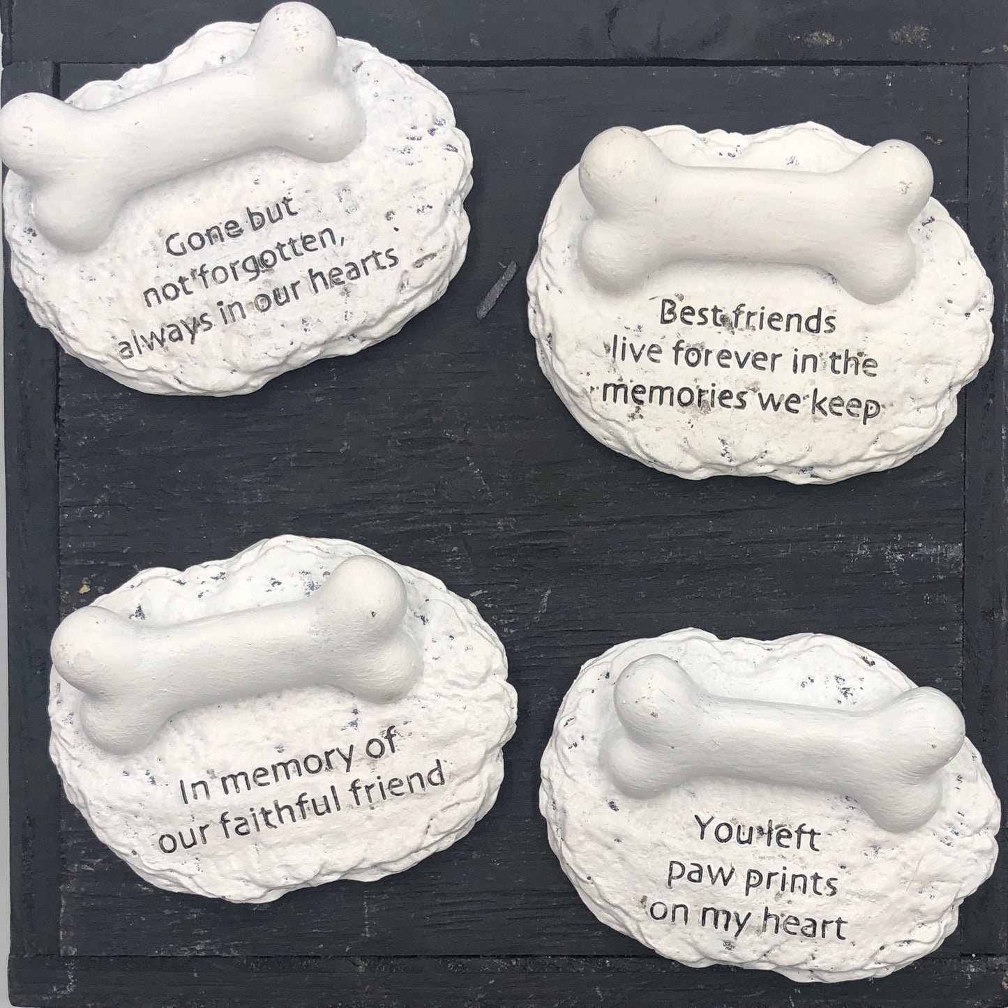 Dog Bone Memorial Stone