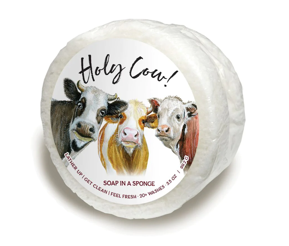 HOLY COW SOAP IN A SPONGE