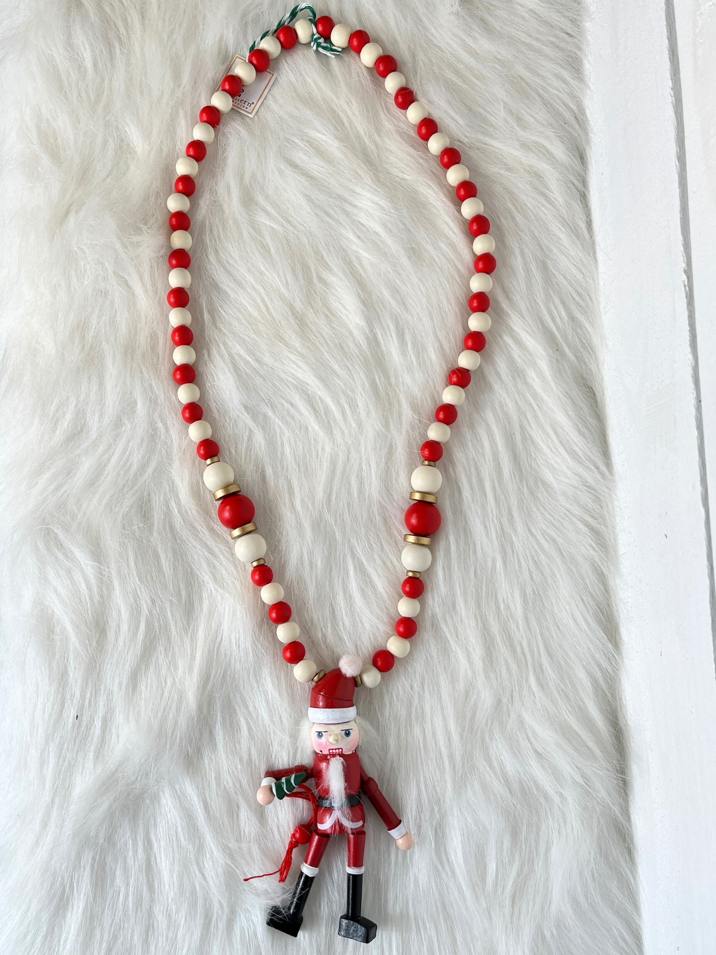 Simply Southern Wooden Beaded Nutcraker Necklace
