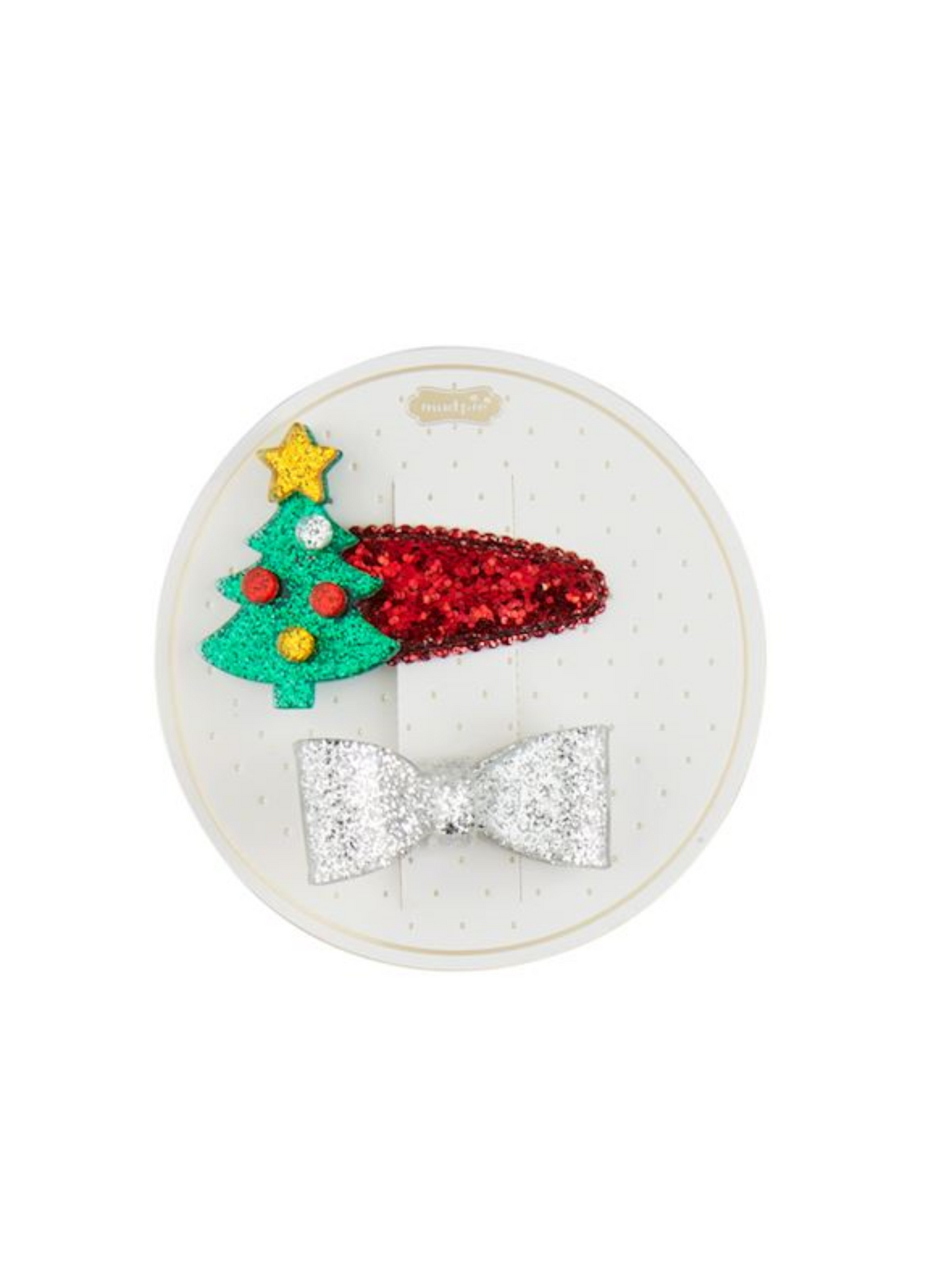 Mud Pie Christmas Hair Clips