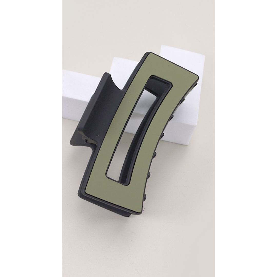 Large Matte Color Claw Clips