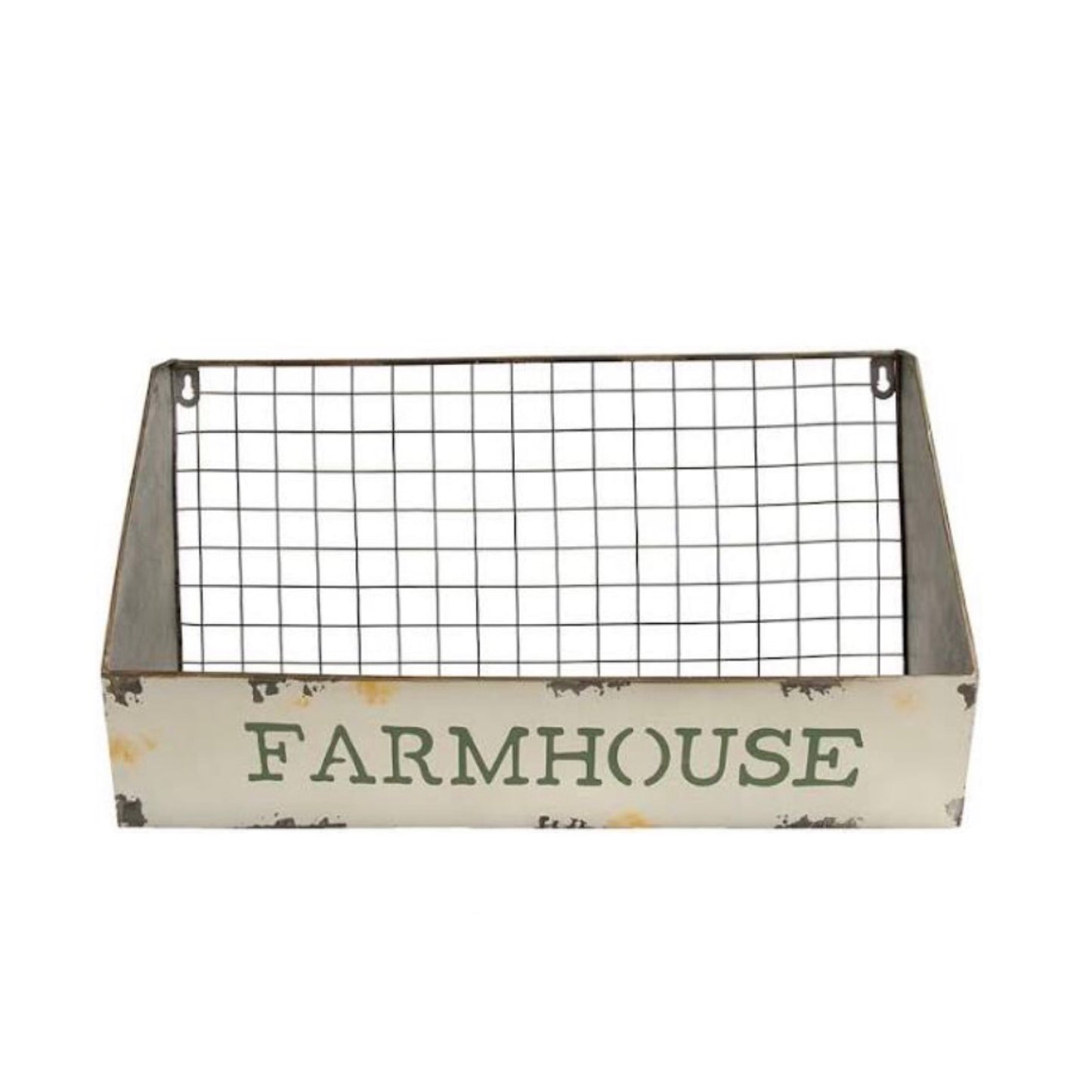 Farmhouse Hanging Wire Basket