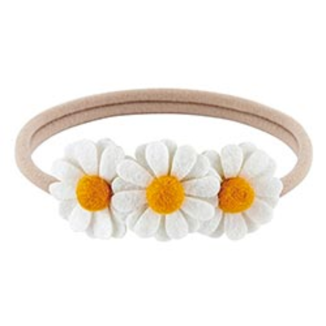 Stephan Baby Felt Daisy Headband
