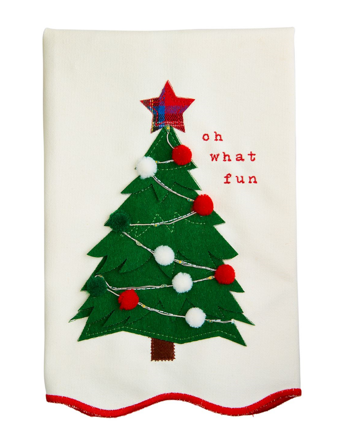 Mud Pie Light Up Christmas Towel