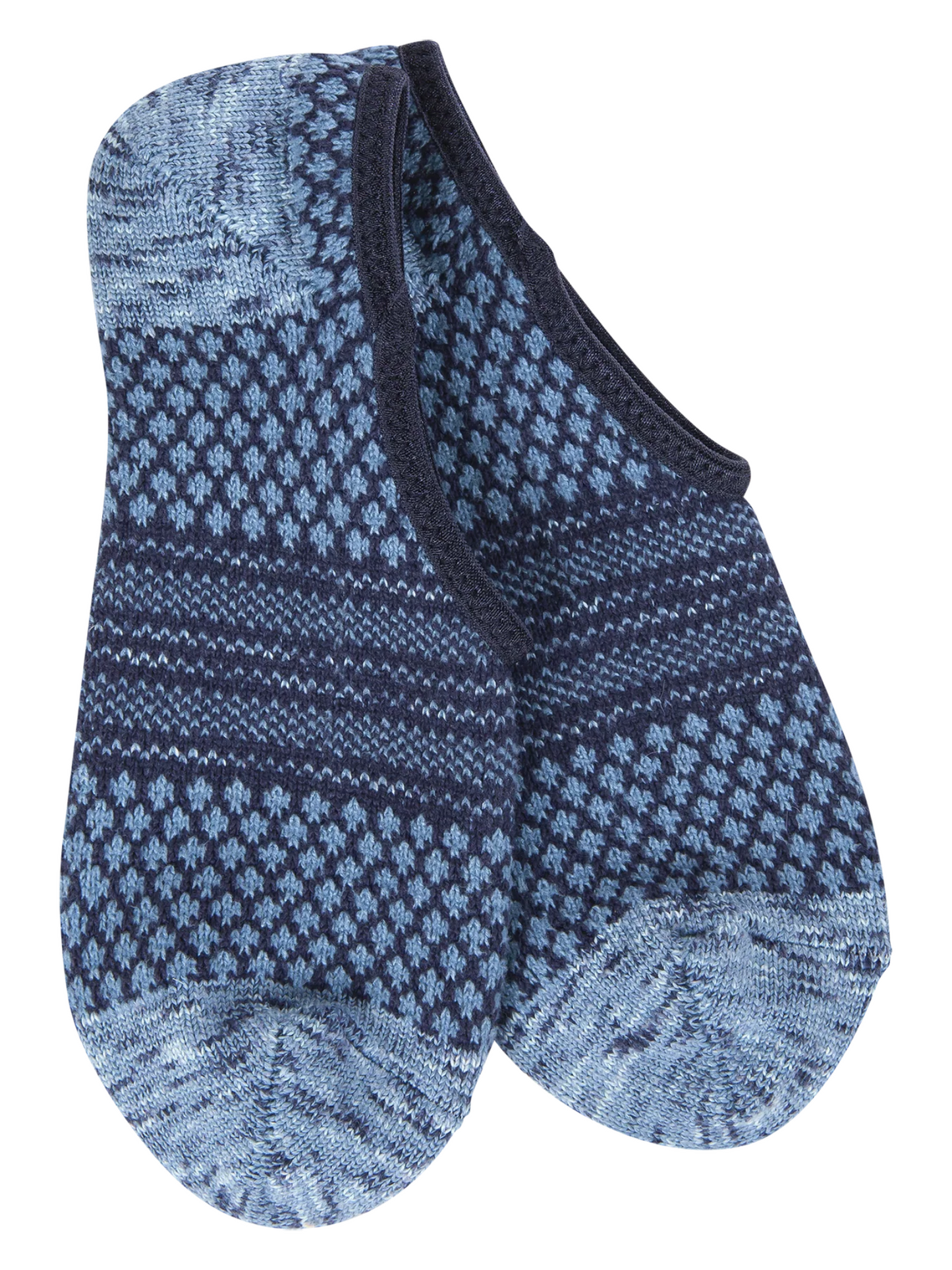 Worlds Softest Socks Weekend Gallery Footsie- Peacoat- Multi 478