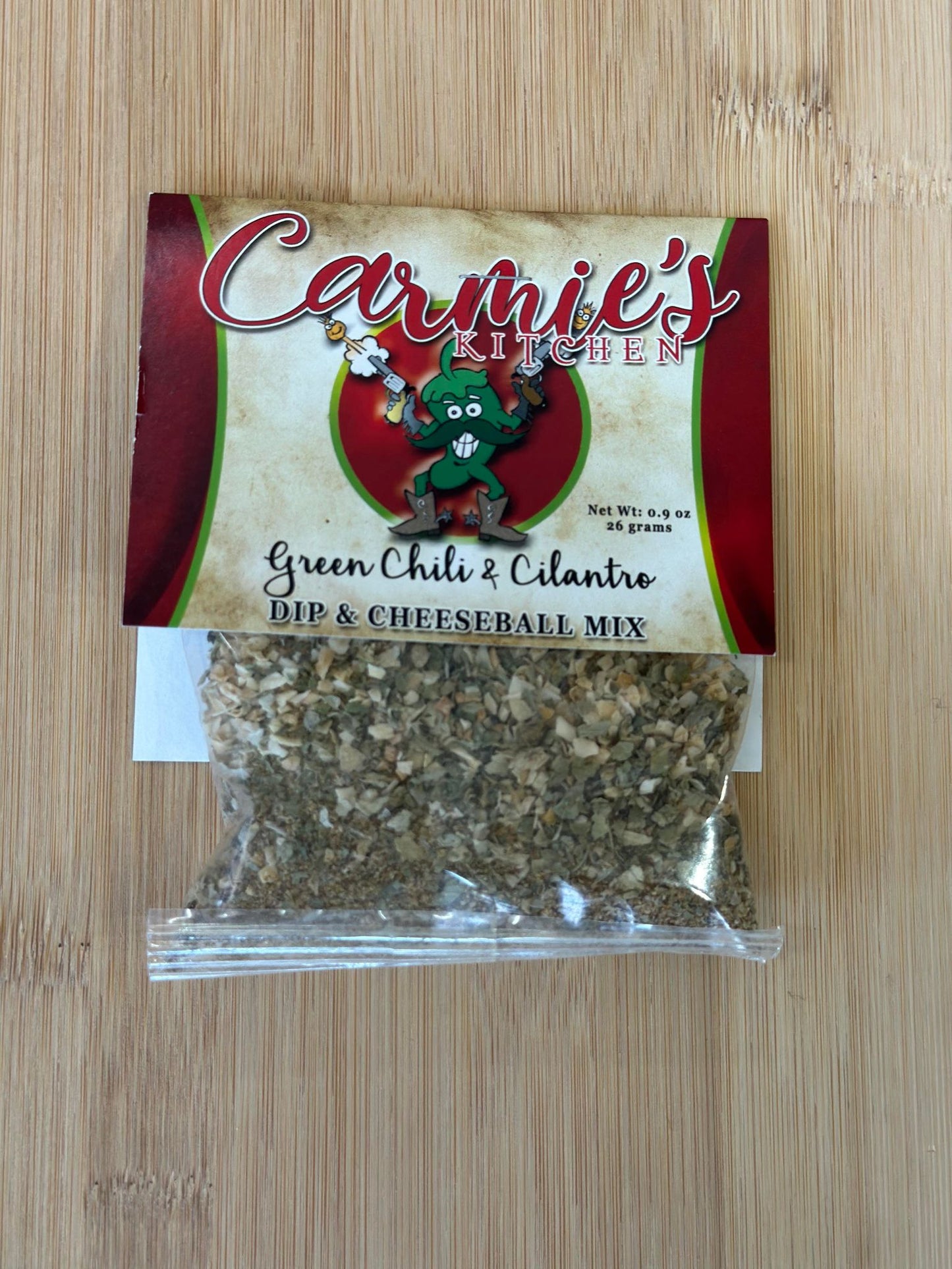 Carmie's Kitchen Green Chili & Cilantro Dip & Cheeseball Mix