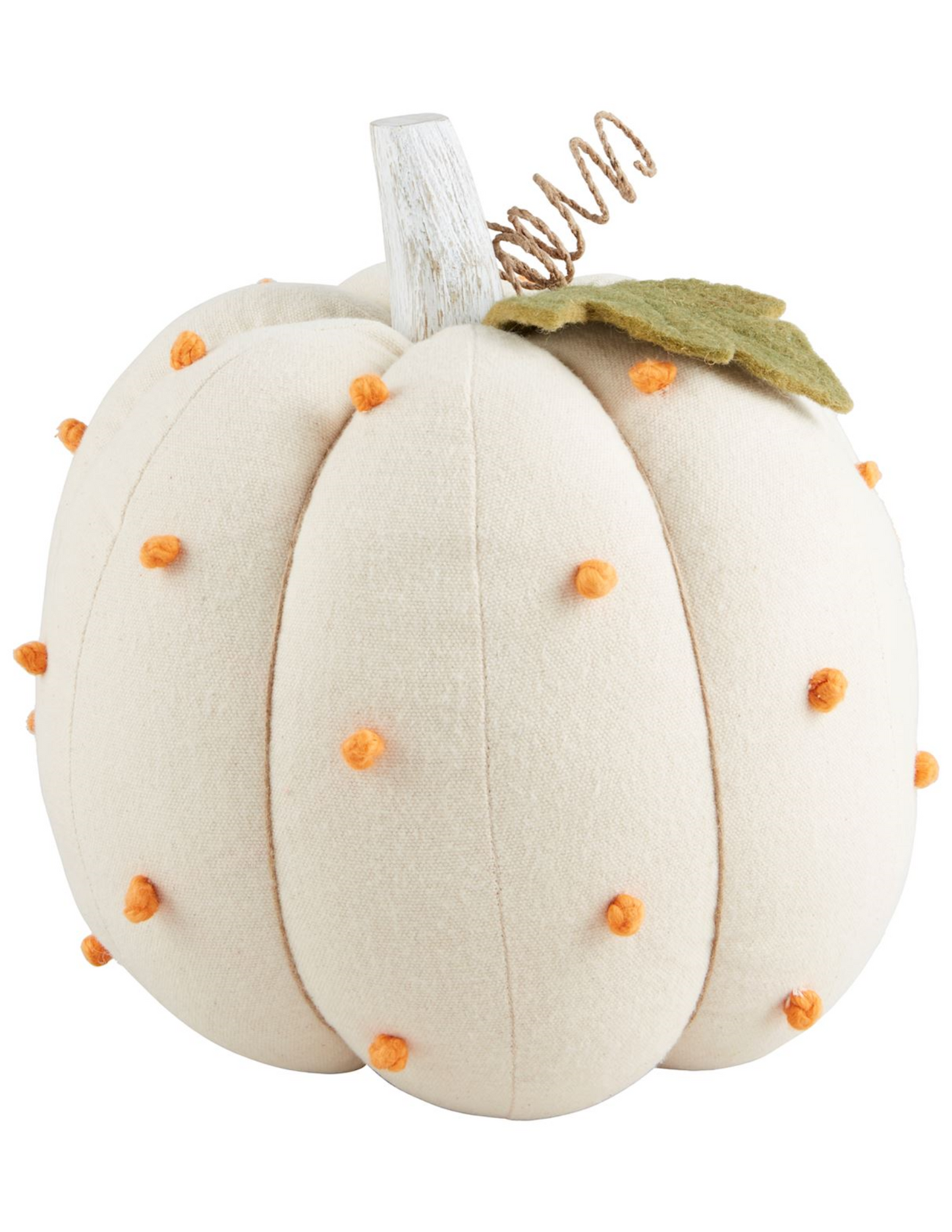 Mud Pie Dotted Stuffed Pumpkin