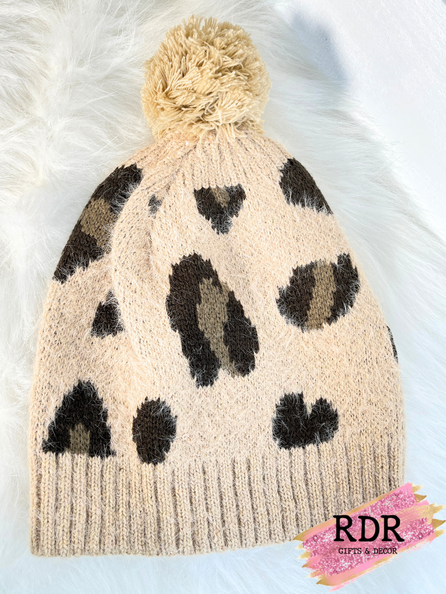 Soft Eyelash Beanie With Fun Prints