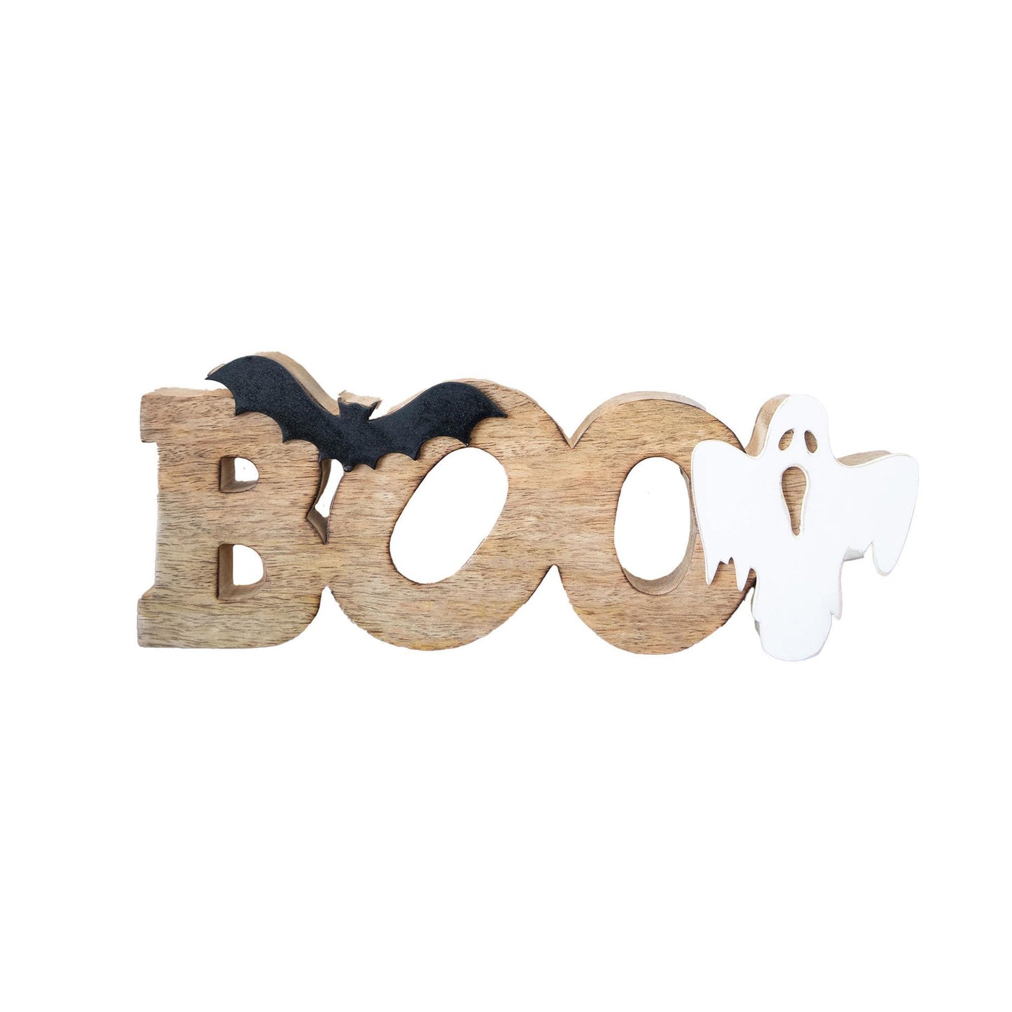Halloween Wooden Home Décor- Boo