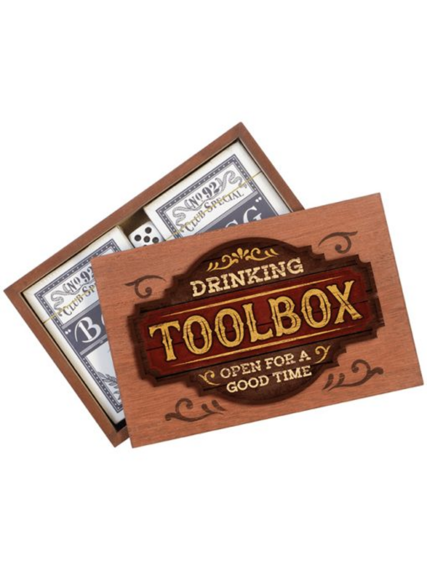 Drinking Toolbox With Dice & Cards