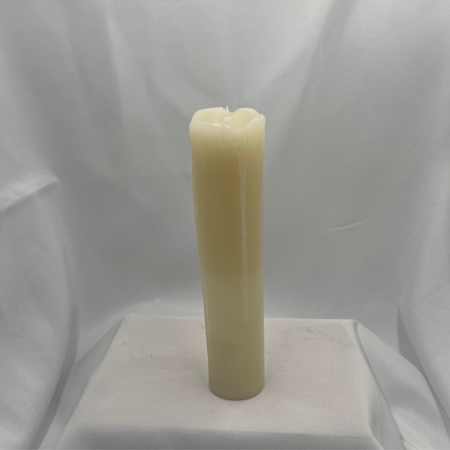 Cream Drip 2x9 LED Candle