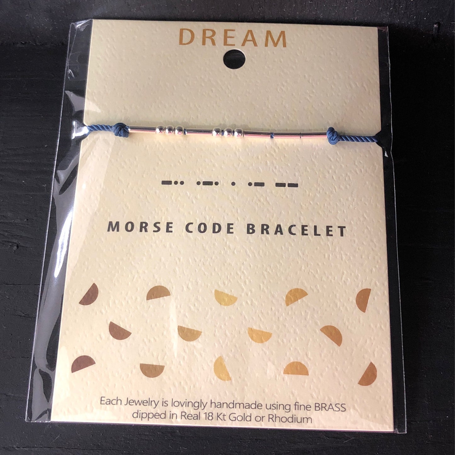 Dream Morse Code Bracelet