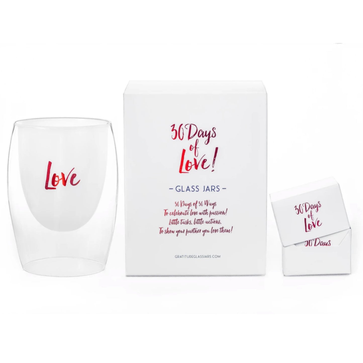 30 Days Of Love Gratitude Glass Jar