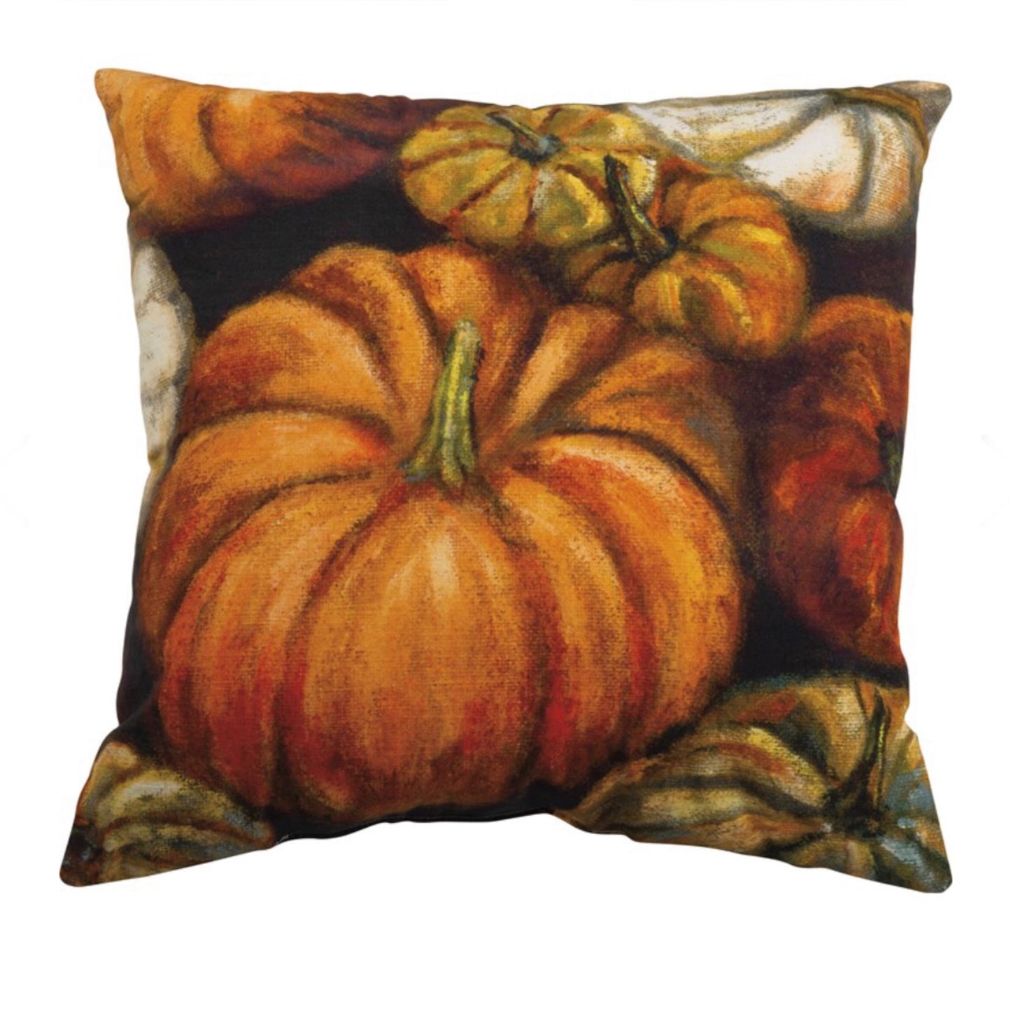 Orange Pumpkins Pillow