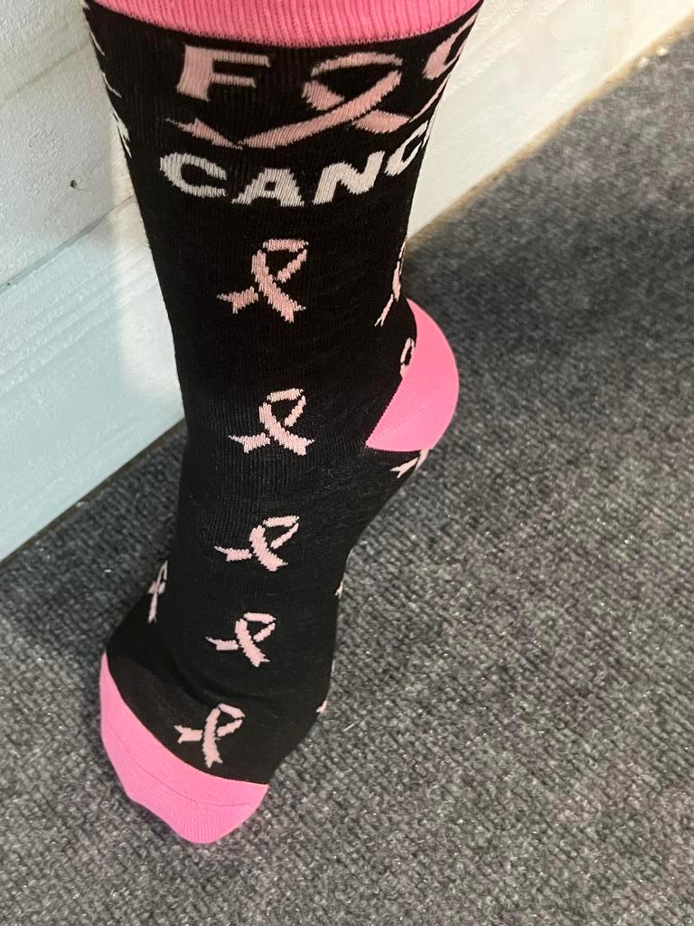 Cancer Awareness Socks Women's