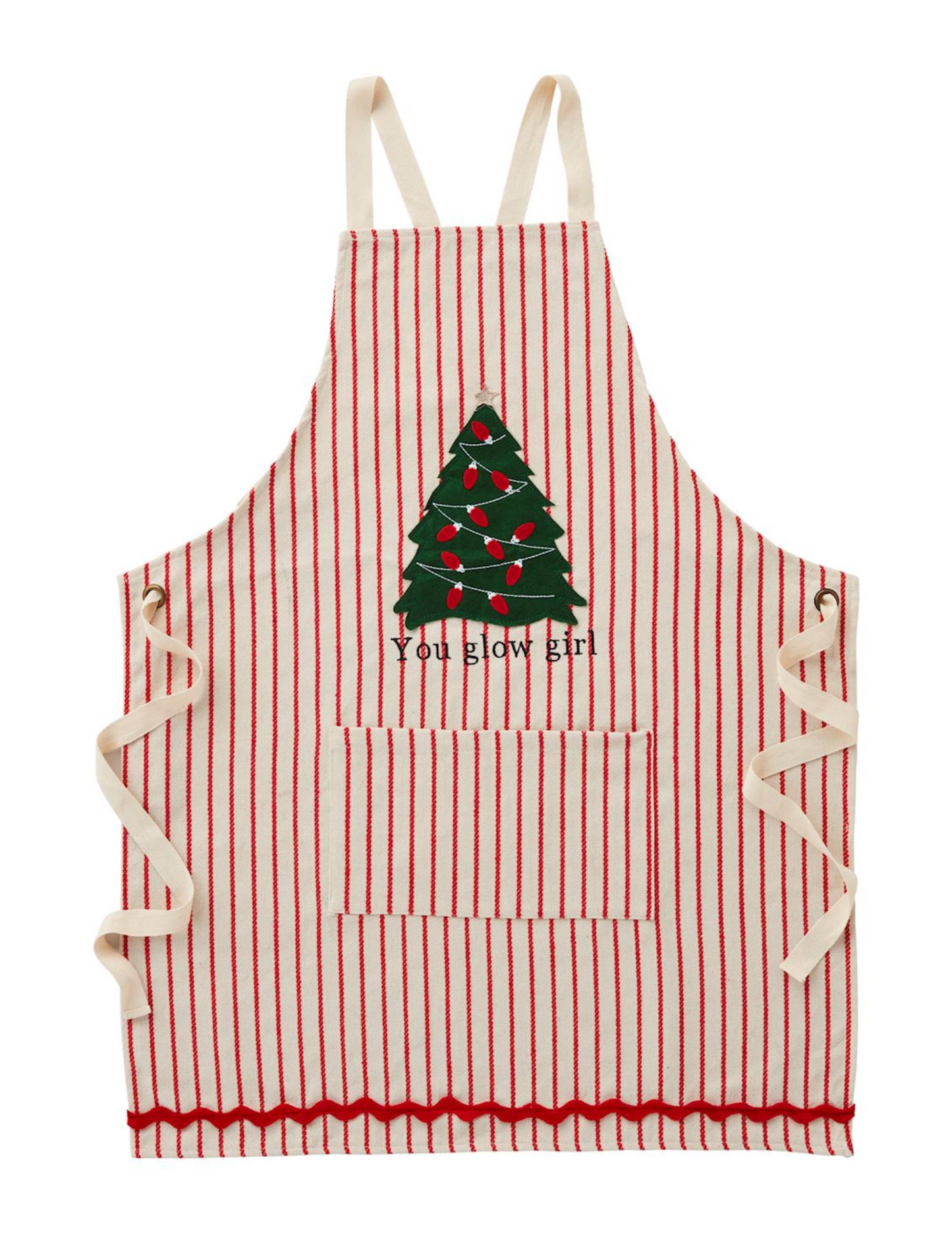 Mud Pie Reindeer LED Apron