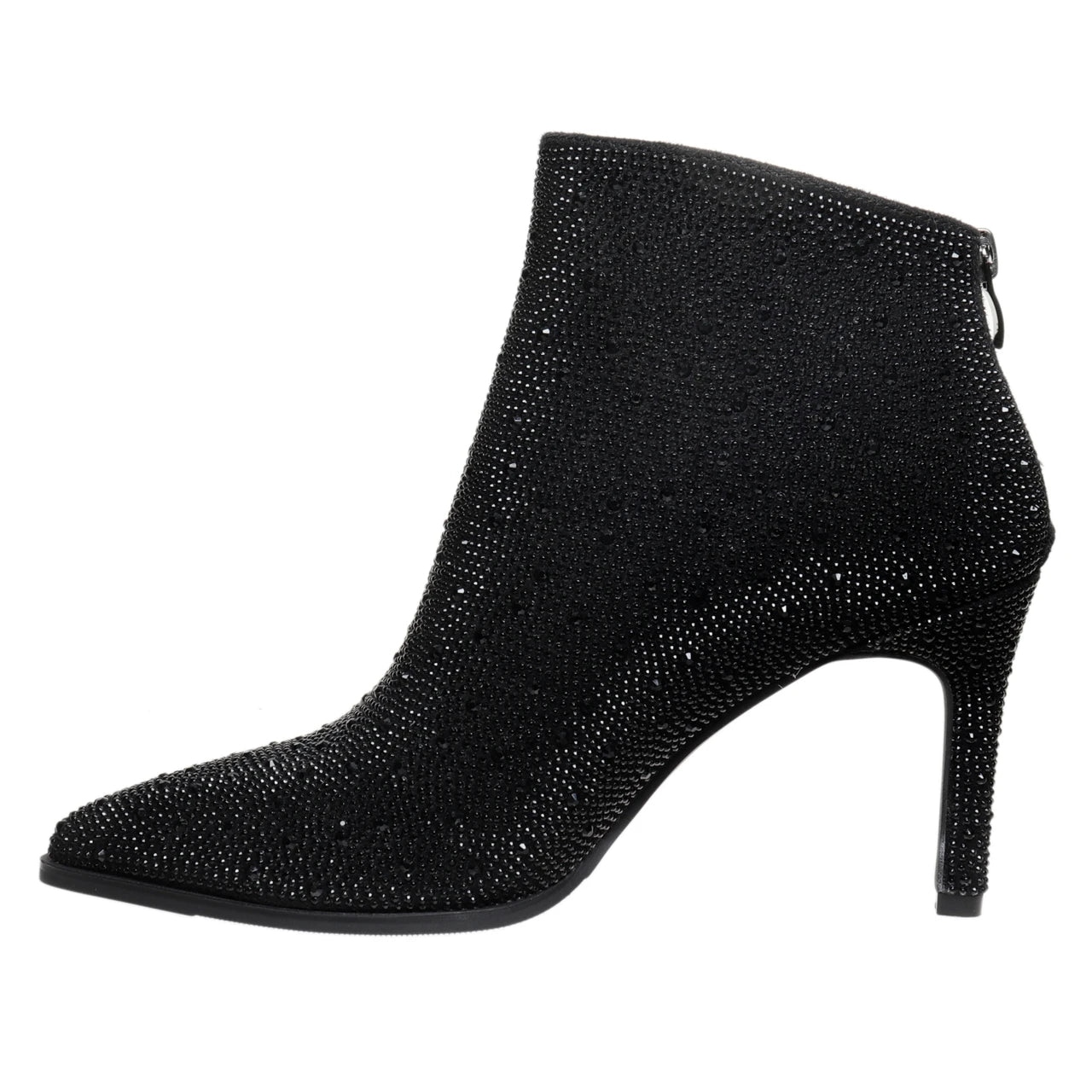 Pierre Dumas Thea Rhinestone Heeled Bootie