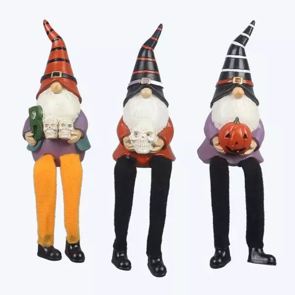 Resin Halloween Shelf Sitter Gnome