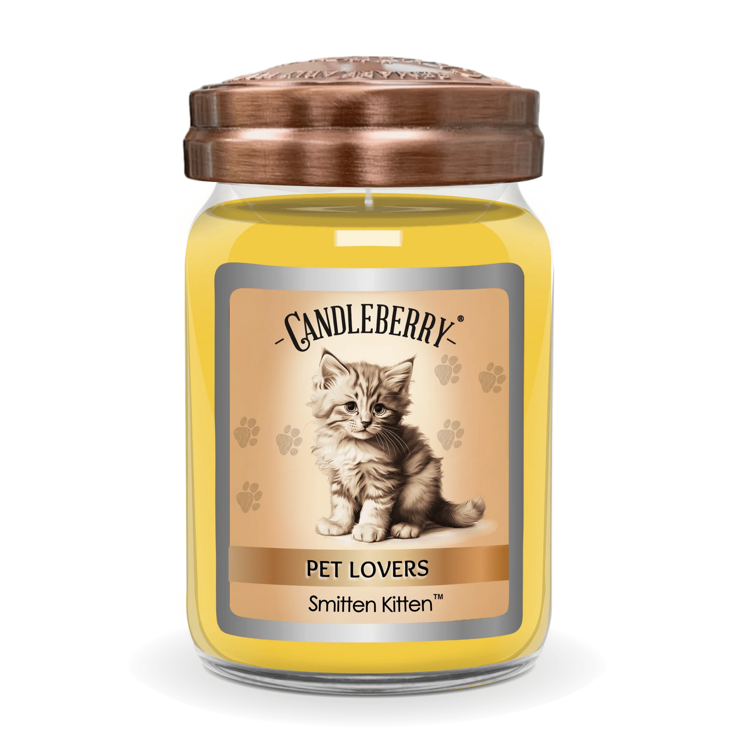 The Candleberry Company Cat Lovers Large Jar Candle