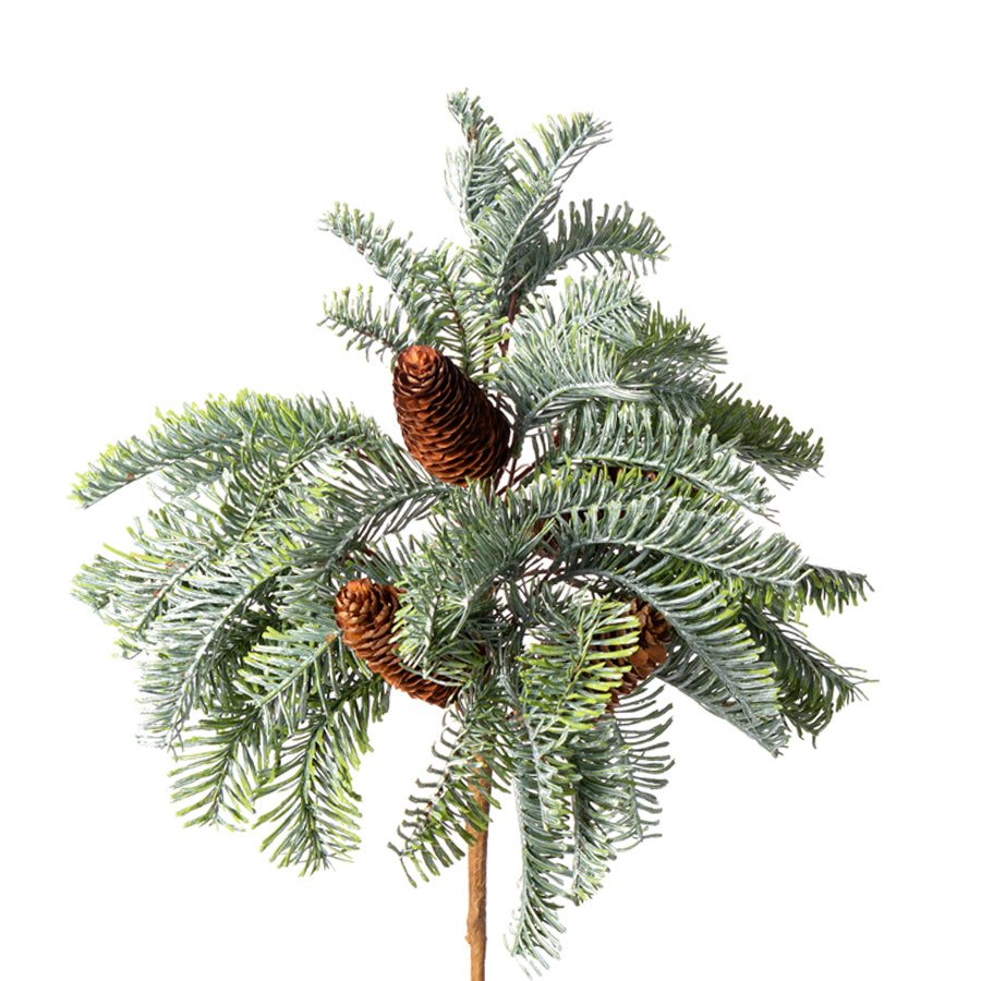 18" Pinecone Bush Floral Pick