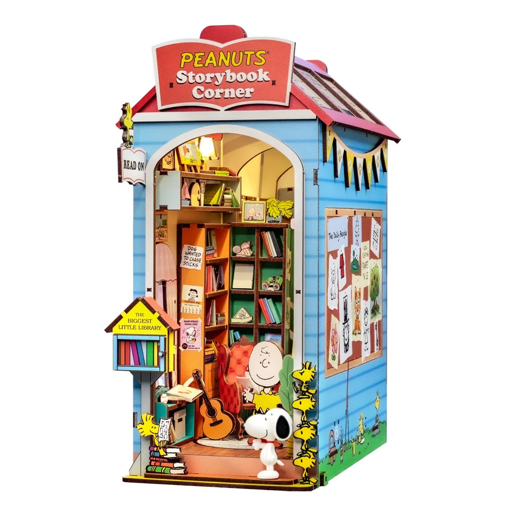 Peanuts Storybook Corner- DIY Miniature Book Nook Kit (Copy)