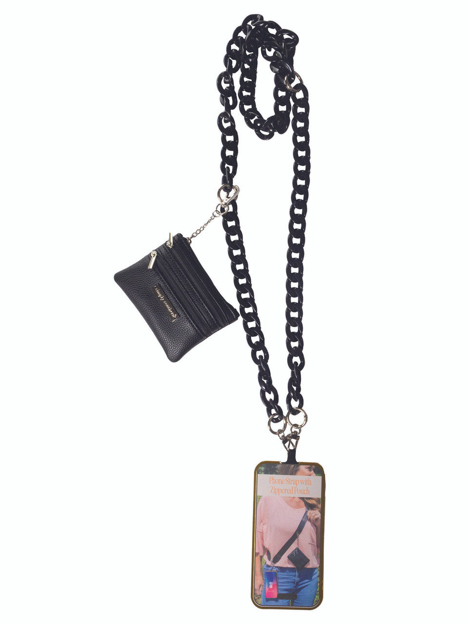 Simply Southern Chain Link Phone Strap with Zipper Wallet