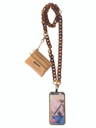 Simply Southern Chain Link Phone Strap with Zipper Wallet