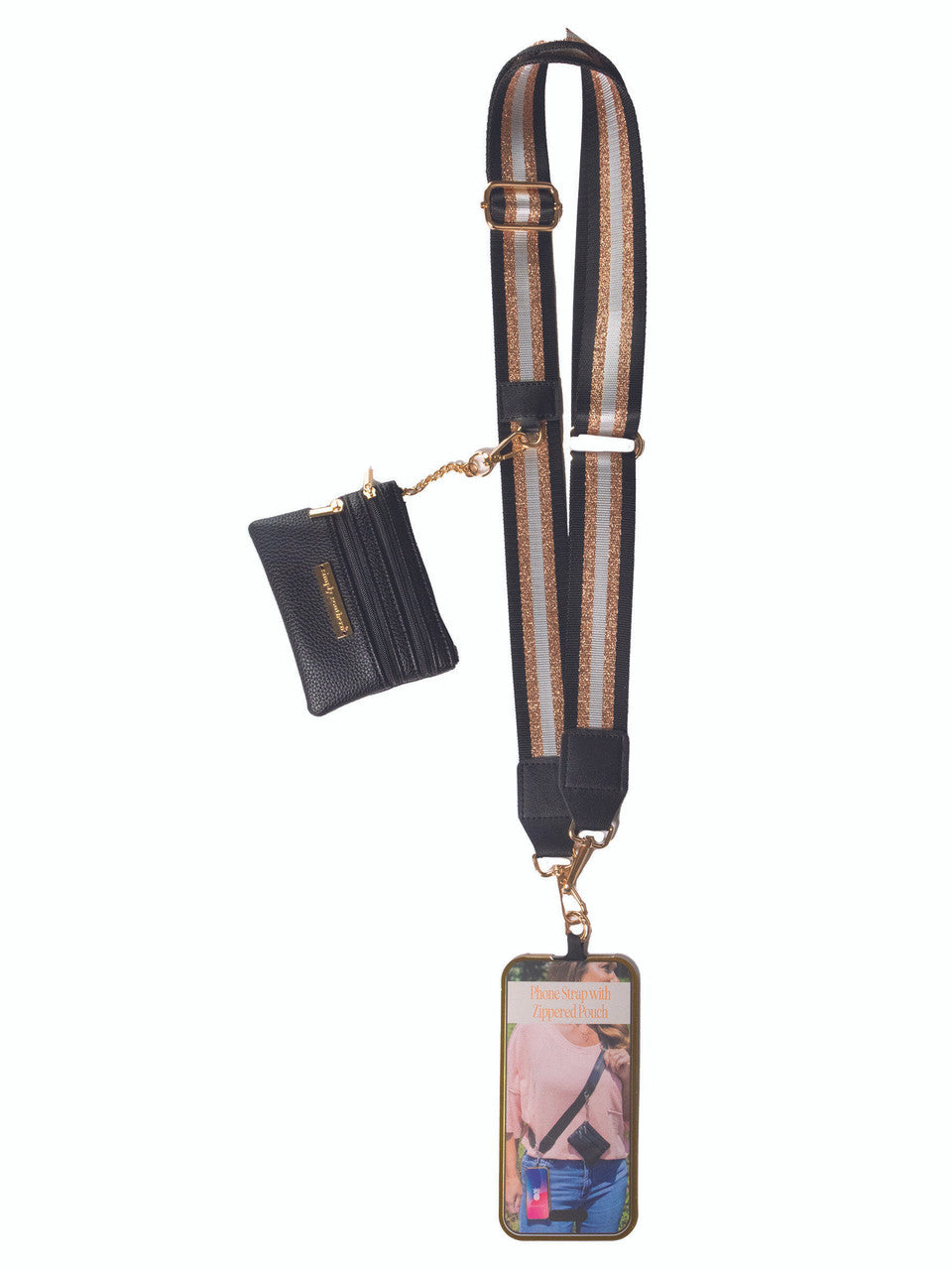 Simply Southern Thick Strap Phone Strap with Zipper Wallet