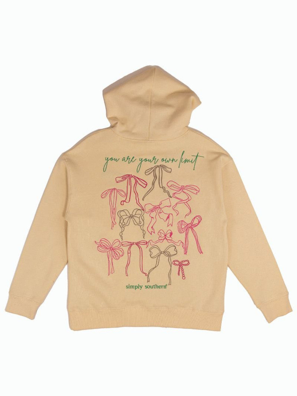 Simply Southern Youth Bow Hoodie- You Are Your Own Limit