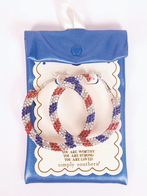 Simply Southern Patriotic Beaded Earrings