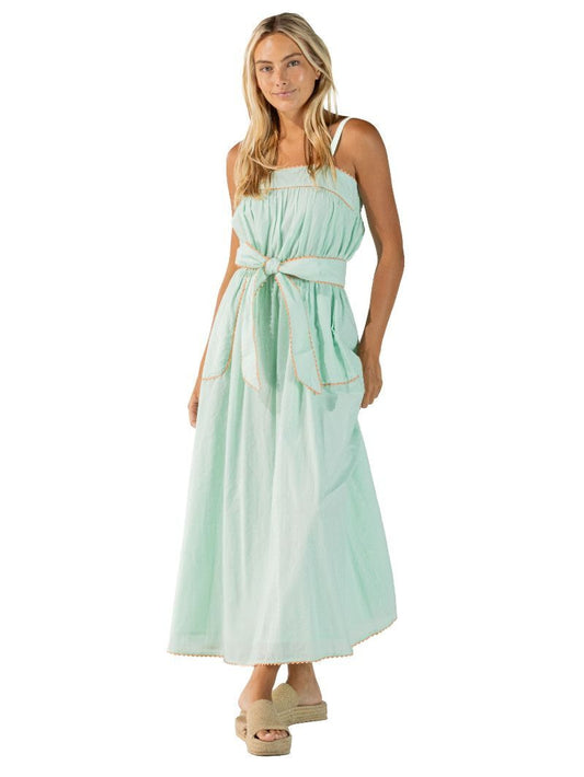 Simply Southern Mint Ricrac Maxi Dress