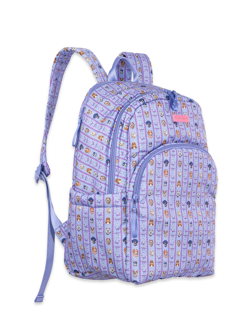Simply Southern School Backpack- Purple Dogs & Bows