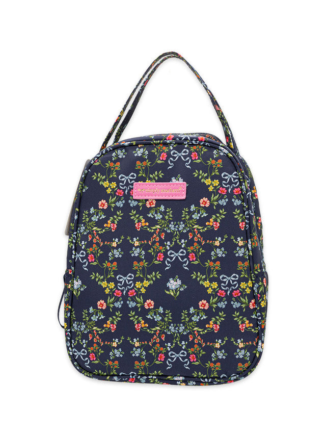Simply Southern Small Lunch Bag- Navy Floral