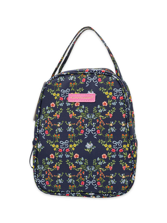 Simply Southern Small Lunch Bag- Navy Floral