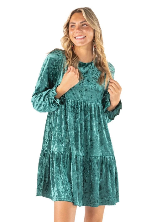 Simply Southern Elisa Dress- Green