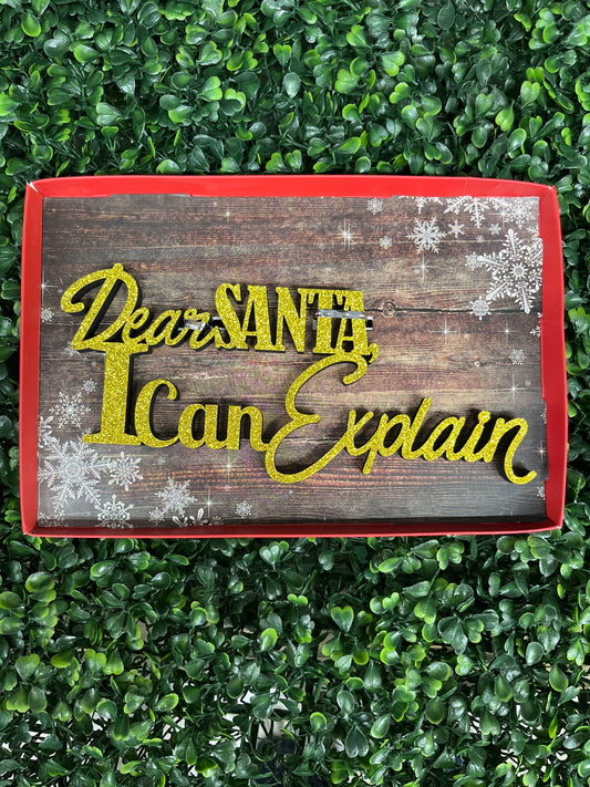 Dear Santa I Can Explain Wall Decor
