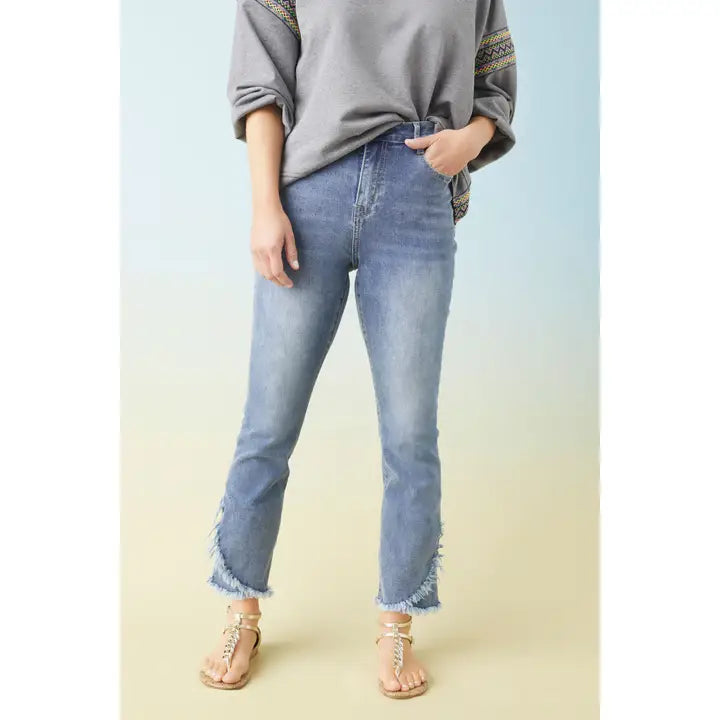 Everstretch Straight Leg Ankle with Crossover Fringe